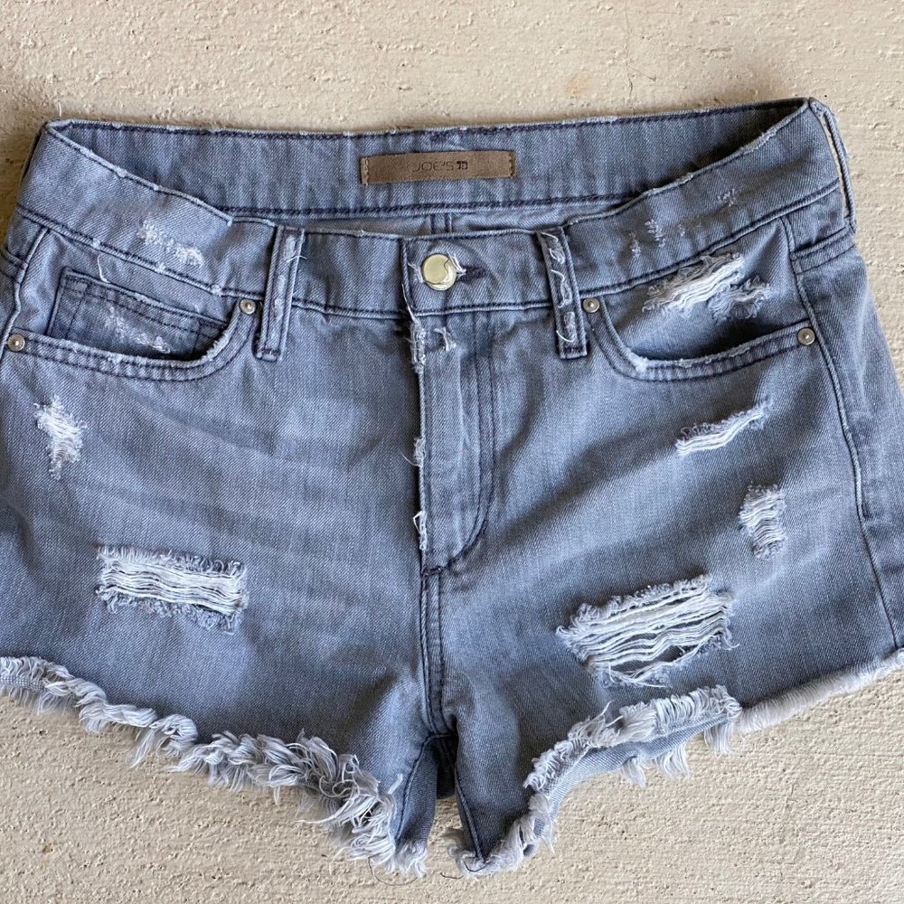 Joe's Jeans Light Grey Cut Off Short